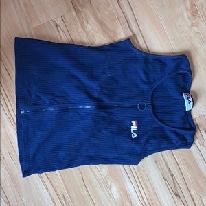 Fila Zipper Front Top